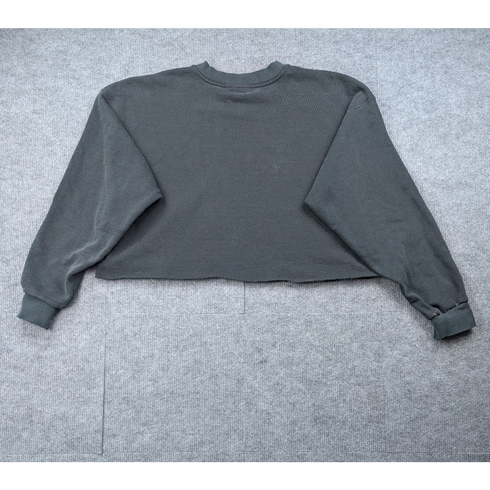 Vintage Nike Sweatshirt Womens Large USA Made Cropped Pullover Athleisure 90s - Picture 6 of 6